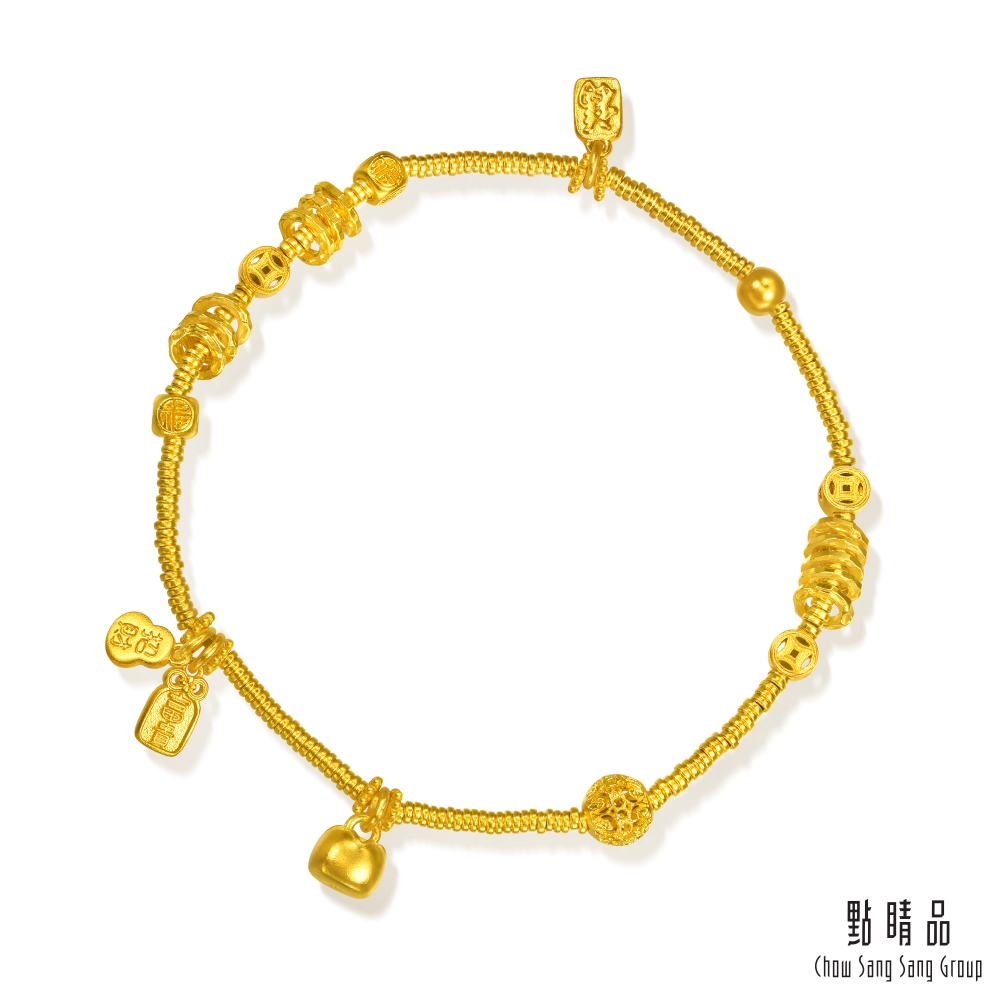 Chow Sang Sang Group 點睛品 富貴福運 黃金手鍊_計價黃金(06)