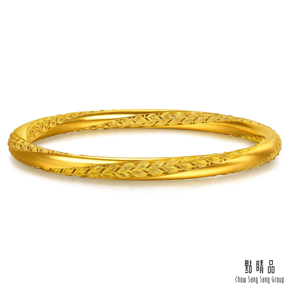 Chow Sang Sang Group 點睛品 金穗迎福 黃金手鐲_計價黃金(08)