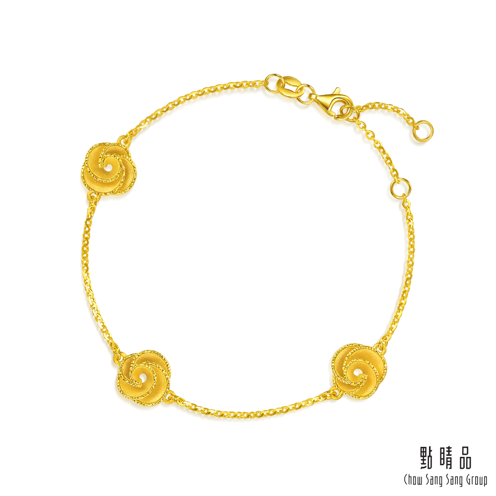Chow Sang Sang Group 點睛品 玫瑰絮語 黃金手鍊_計價黃金