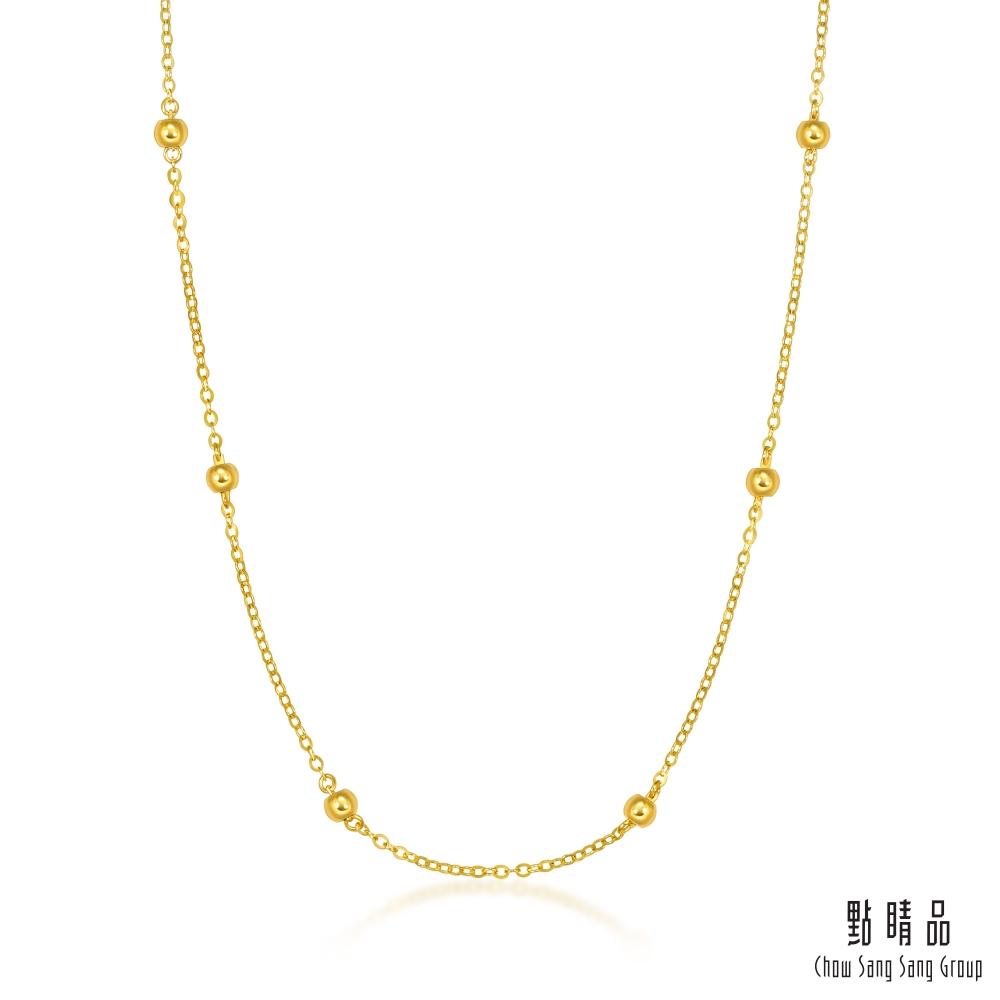 Chow Sang Sang Group 點睛品 小圓珠O字鍊 黃金項鍊_計價黃金(其他規格)