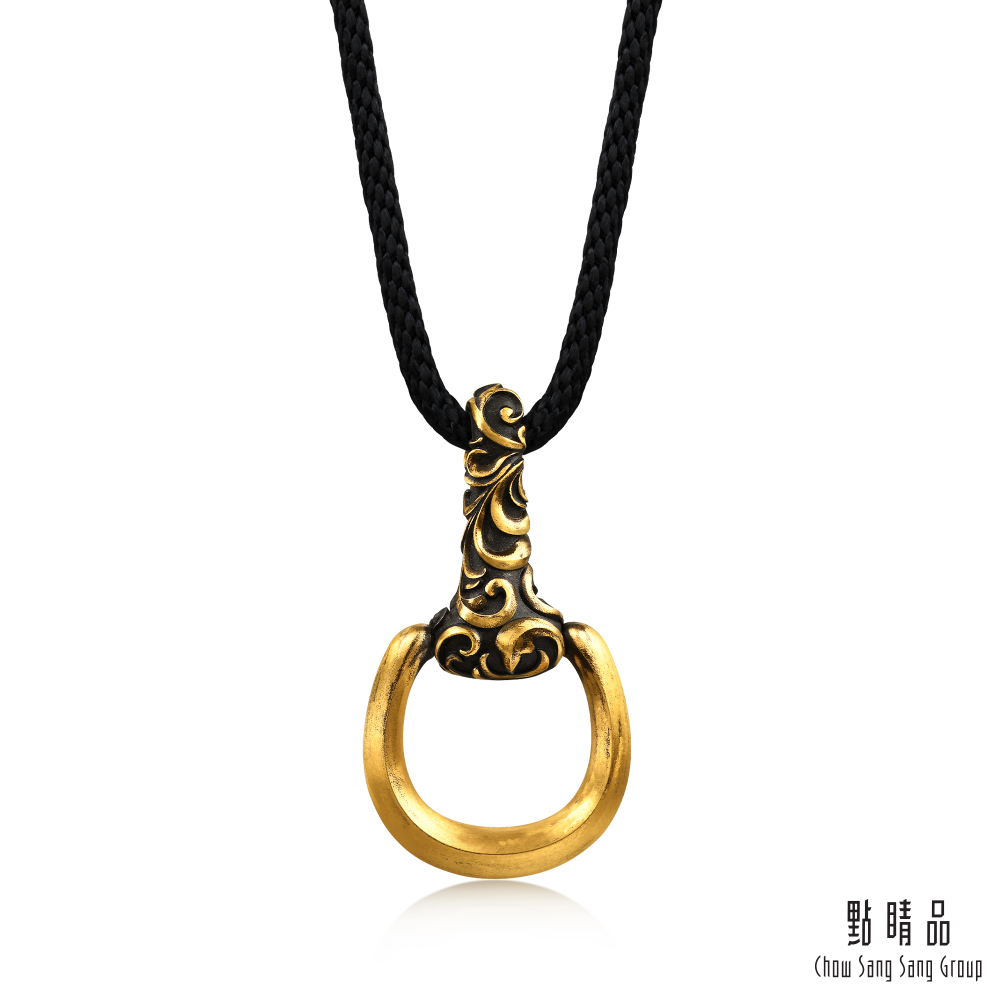 Chow Sang Sang Group 點睛品 卷草紋 黃金項鍊_計價黃金(小)