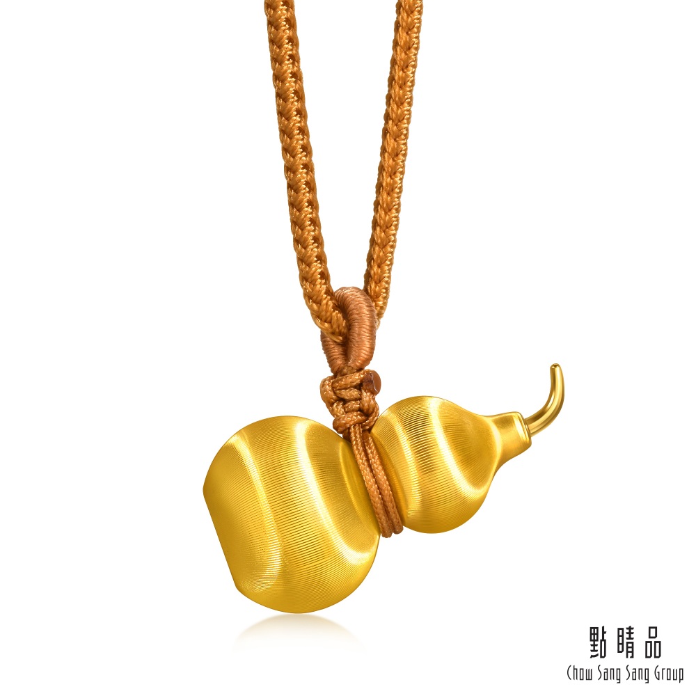 Chow Sang Sang Group 點睛品 貓眼葫蘆 黃金項鍊_計價黃金(小)