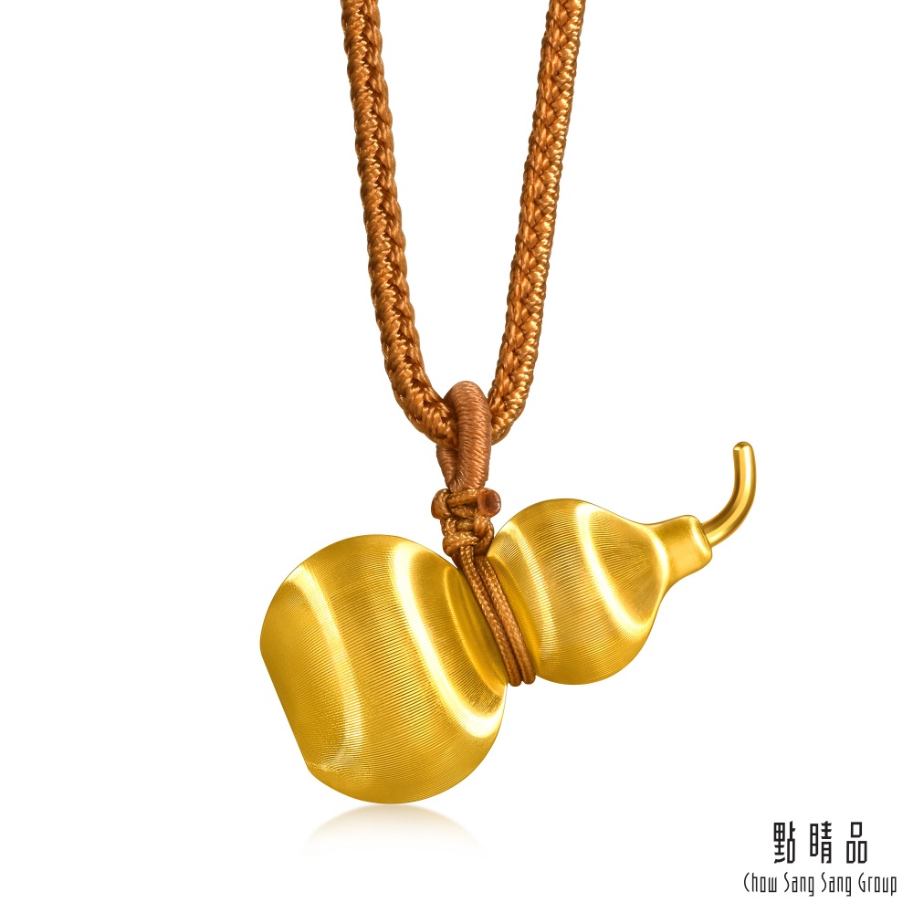 Chow Sang Sang Group 點睛品 貓眼葫蘆 黃金項鍊_計價黃金(大)