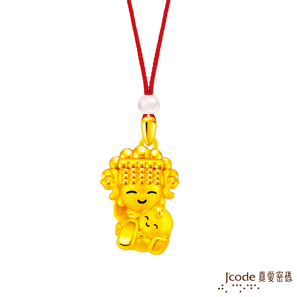 Jcode 真愛密碼 白沙屯 媽祖ㄟ因仔硬金墜子 送項鍊