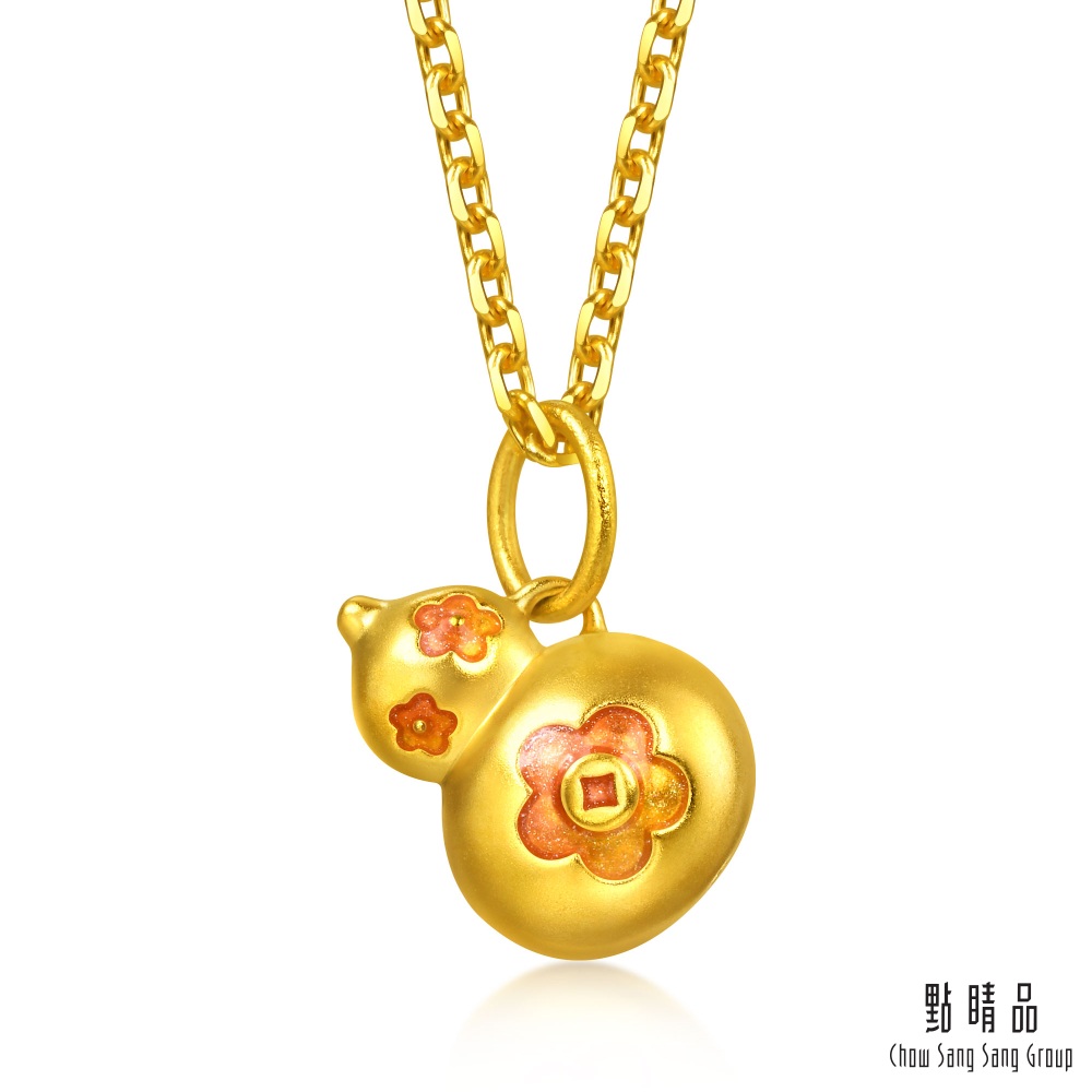 Chow Sang Sang Group 點睛品 【網路獨家款】福祿發財 黃金吊墜_計價黃金