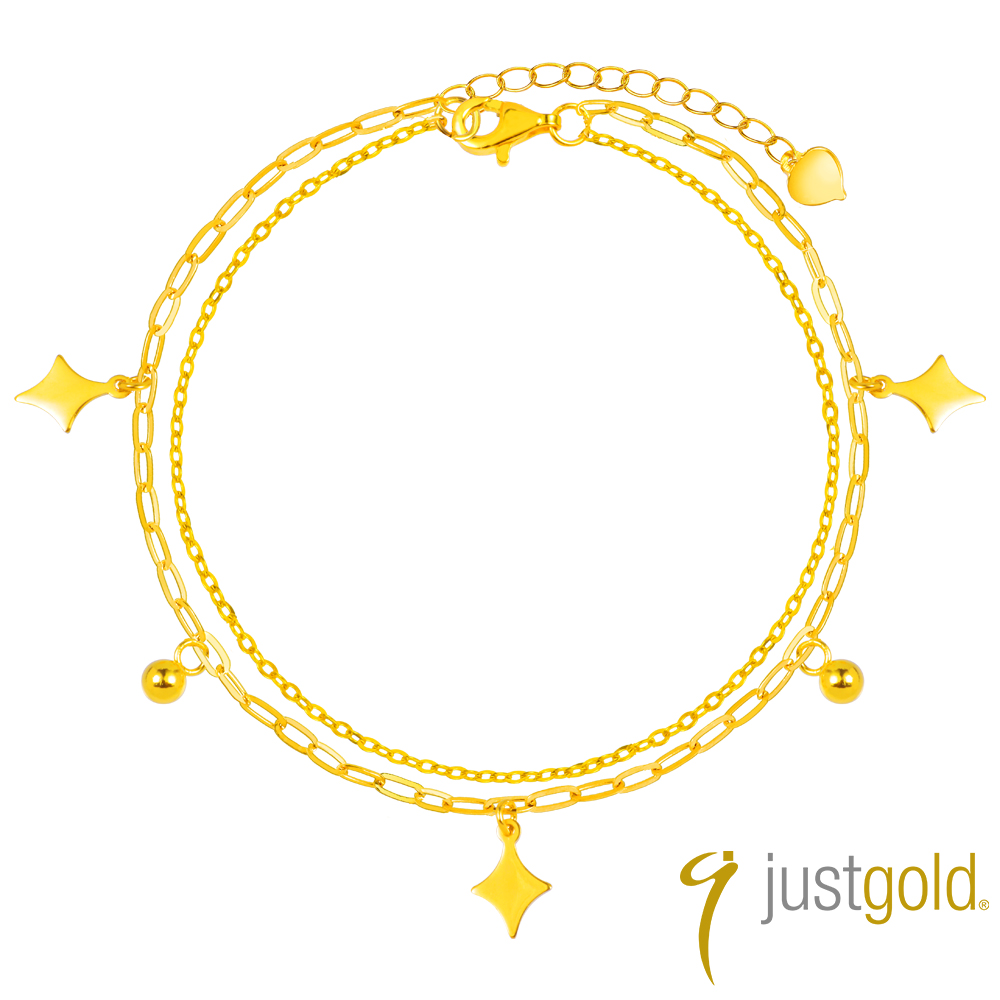 Just Gold 鎮金店 星夢輕語 黃金手鍊 (網路限定)