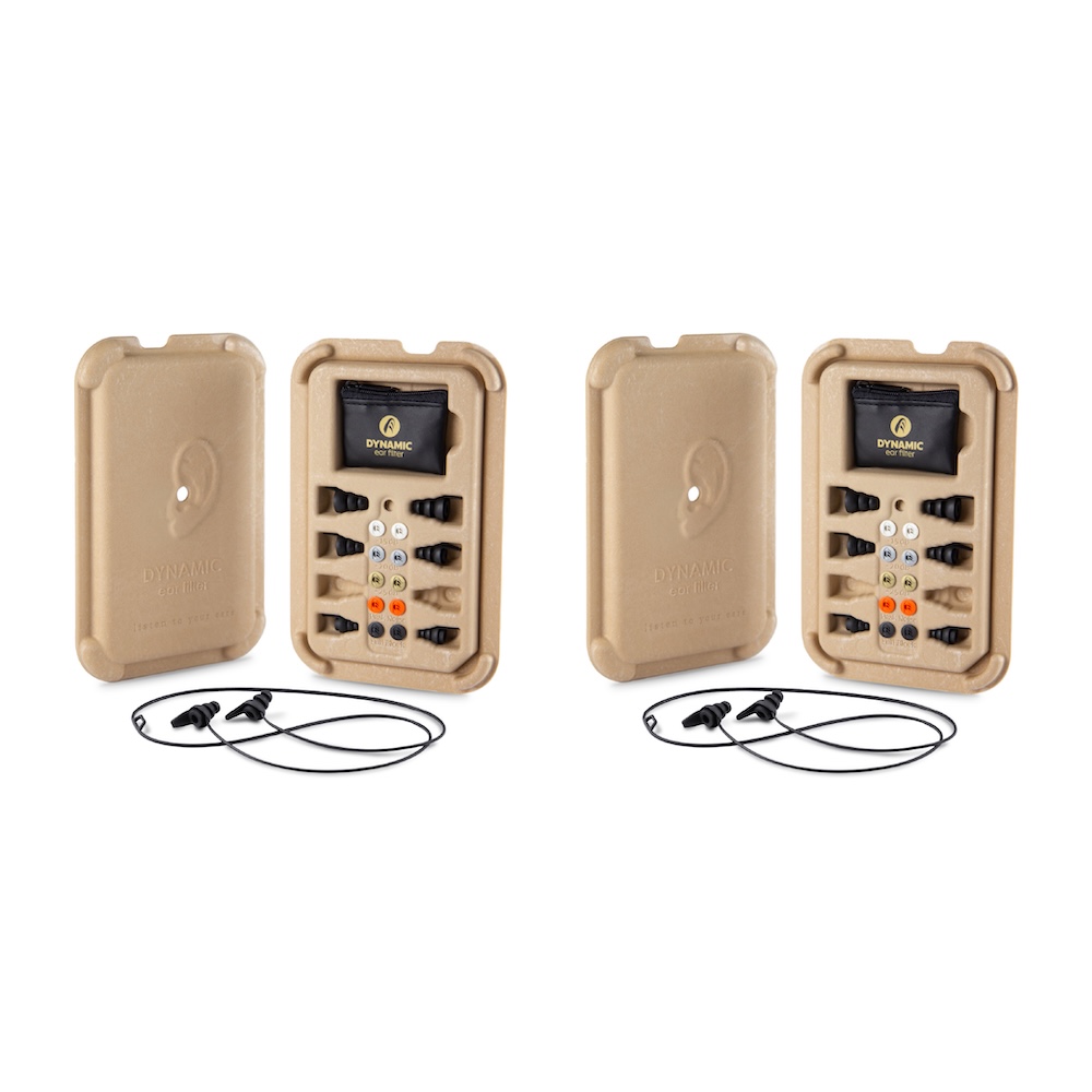 Dynamic Ear Filter Full Pack 2入組 多場景完整降噪耳塞套裝組 (全系列專利薄膜濾波片)