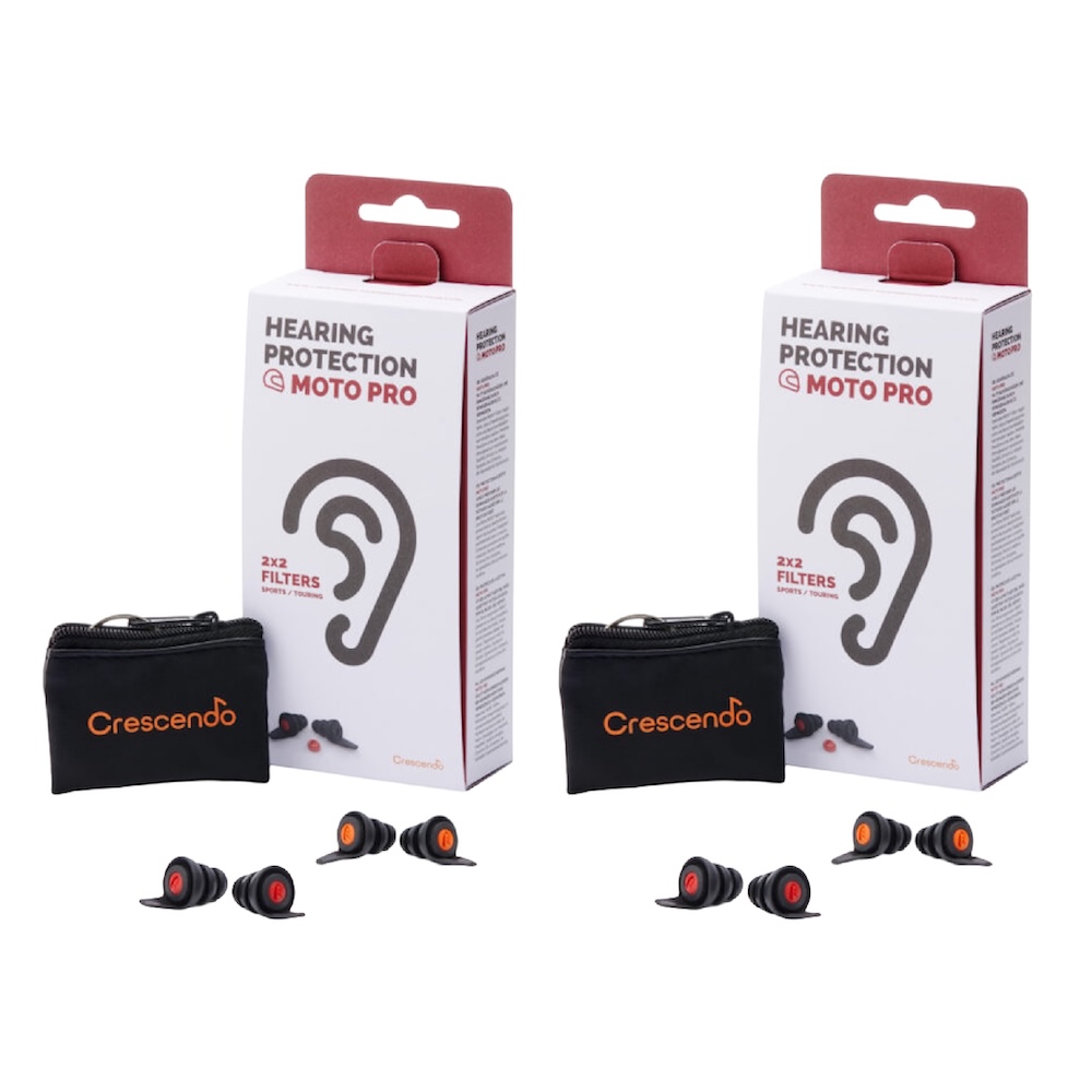 Crescendo Moto Pro 2入組 機車騎行 / 公路專用 高保真隔音降噪耳塞 (荷蘭製)