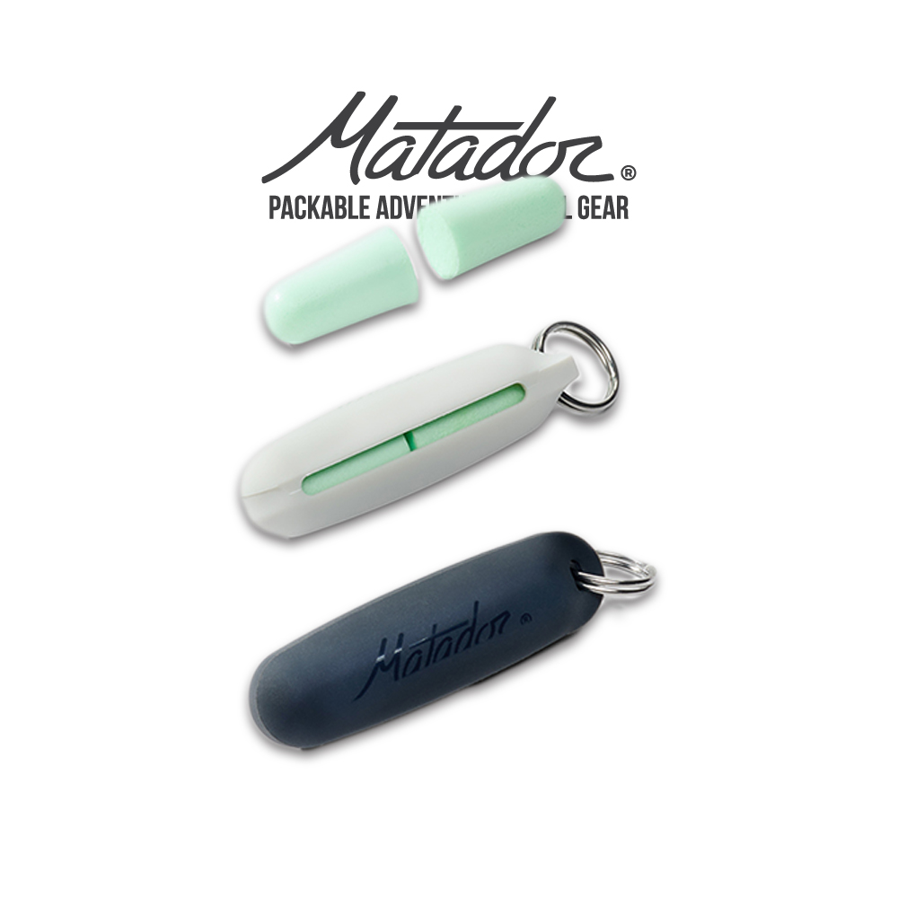 Matador 鬥牛士 Travel Earplugs Kit 旅行隔音耳塞組 - 黑白