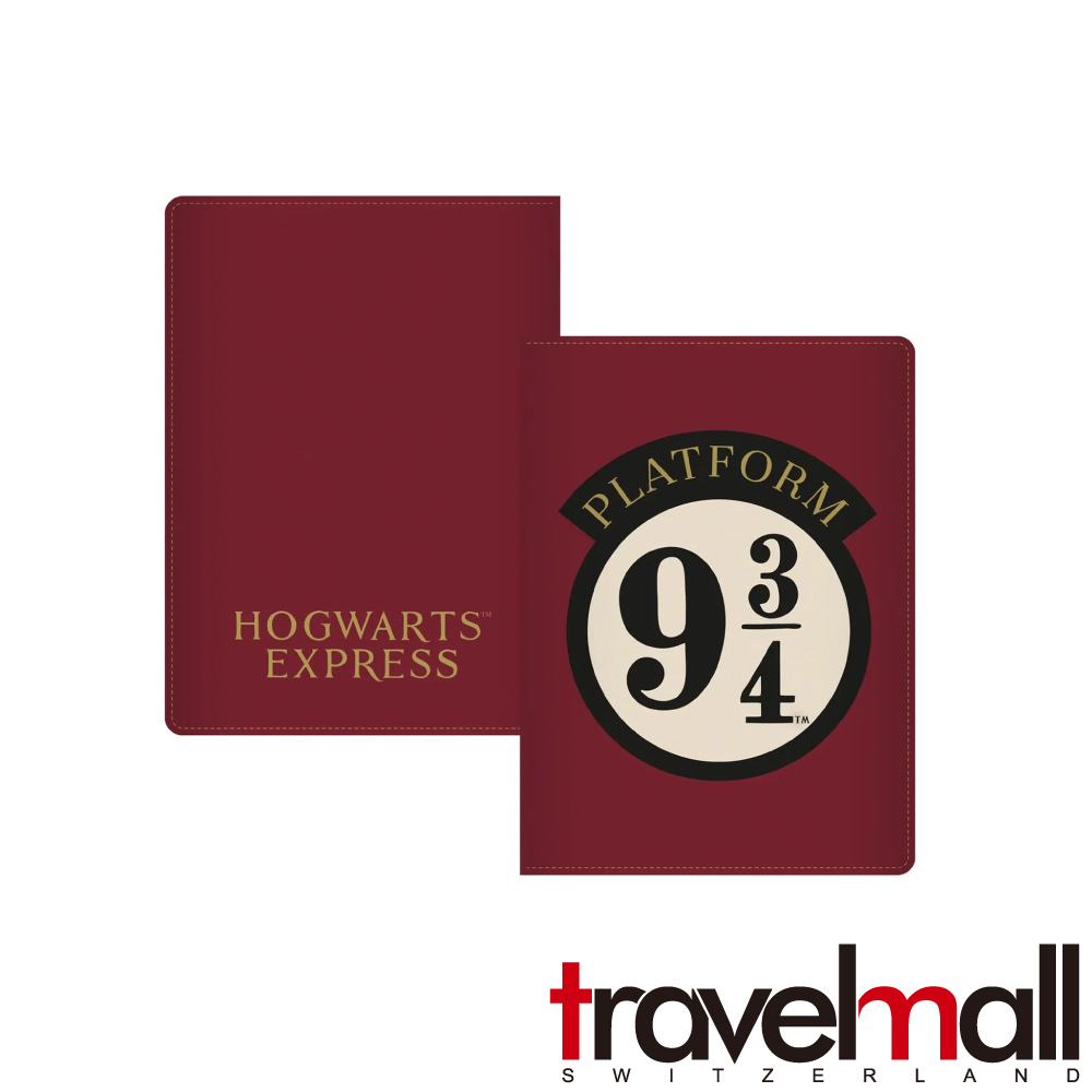 Travelmall 哈利波特PU皮革錢包護照套(9 3/4 月台)