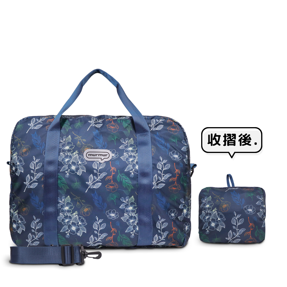 murmur 輕簡旅袋(斜背帶可拆卸)│渲染手繪花
