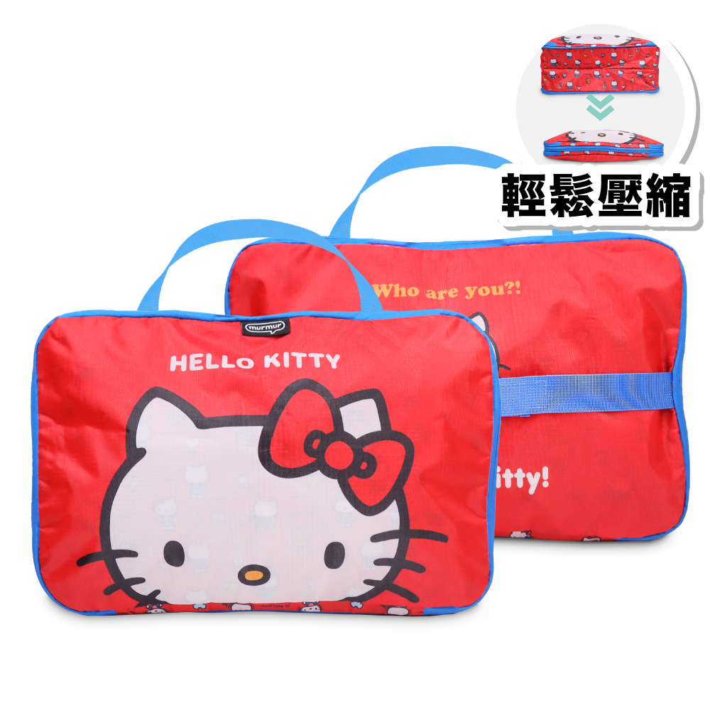 murmur 衣物袋│hello kitty (經典紅)