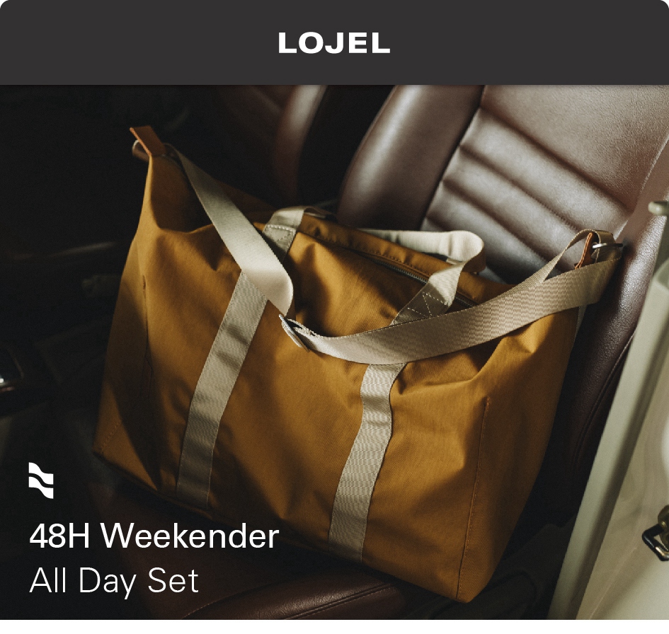 LOJEL NIRU 大款旅行袋(旅行袋 側背包)簡約時尚 質感風格