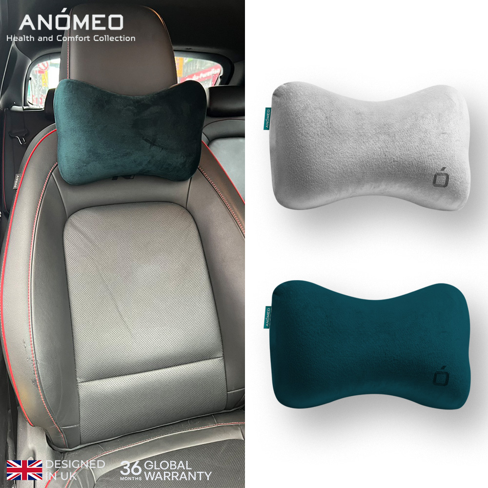 ANOMEO 狗骨形靠枕/車用頭枕/辦公椅枕/頭枕/36個月保固(高密度記憶棉)(其他規格)