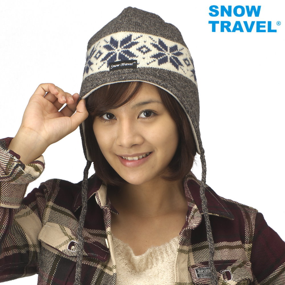 SNOW TRAVEL 雪之旅 3M材質遮耳羊毛帽AR-19(保暖防寒遮耳毛線帽/賞雪/登山皆宜)