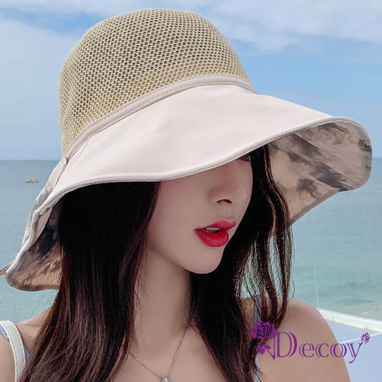 【Decoy】浪漫渲染編織漁夫防曬遮陽帽/顏色可選
