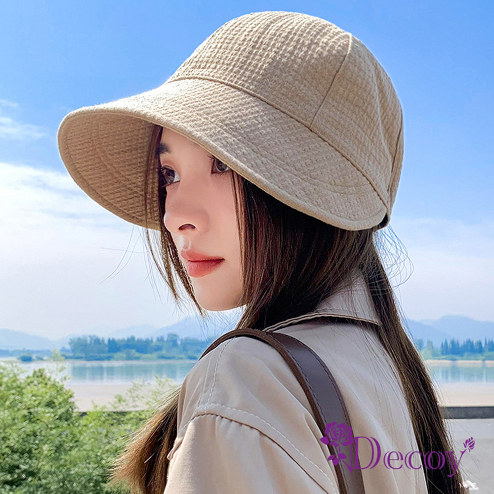 Decoy 日系文青純色四季薄款遮陽鴨舌帽（其他規格）