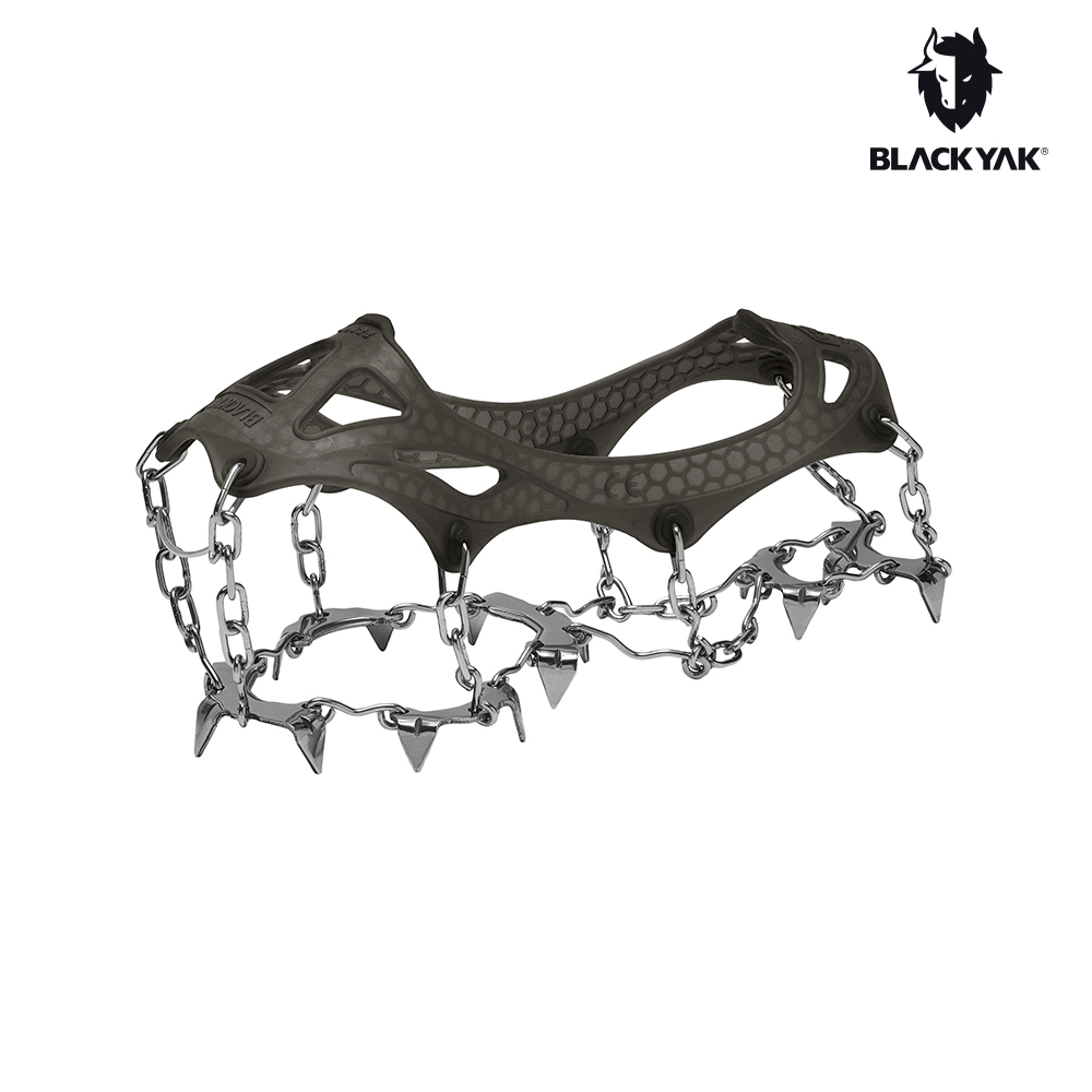 BLACKYAK YAK冰爪(黑色)-不鏽鋼齒 登山鞋套 釘鞋套-BYEB1NGV0195