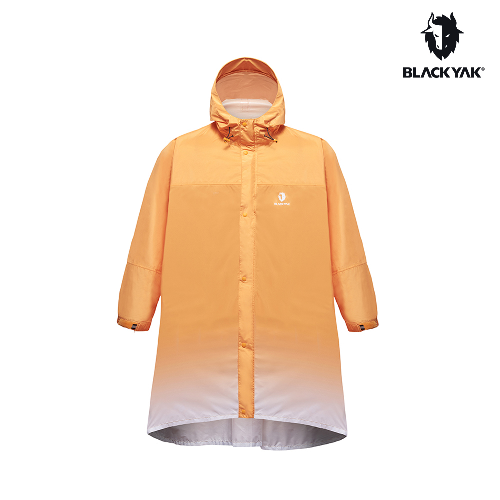 BLACKYAK YAK斗篷雨衣(橘色/橄綠)-反光條可收納斗篷雨衣|BYDB1NJ101