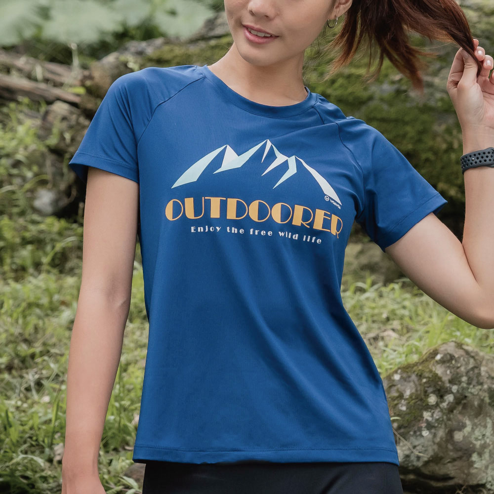 【WOAWOA】UPF50+涼感循環極風衣 山岳線條款 女版 (登山衣 排汗衣 涼感衣 衣服 防曬 登峰衣)