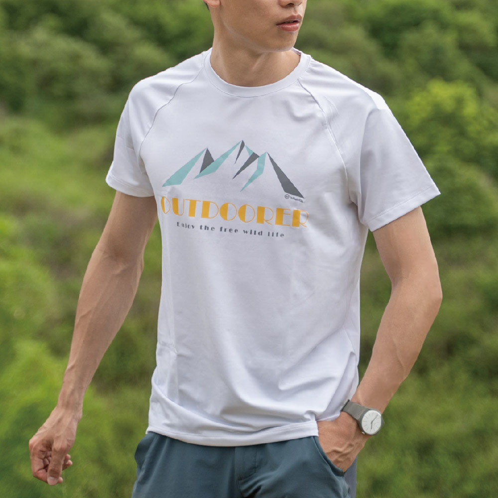 【WOAWOA】UPF50+涼感循環極風衣 山岳線條款 男版 (登山衣 排汗衣 涼感衣 衣服 防曬 登峰衣)（其他規格）
