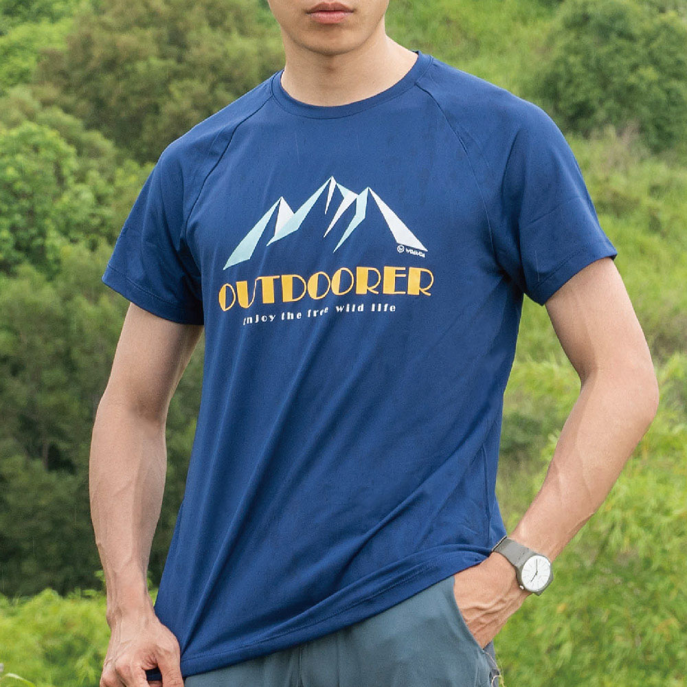 【WOAWOA】UPF50+涼感循環極風衣 山岳線條款 男版 (登山衣 排汗衣 涼感衣 衣服 防曬 登峰衣)
