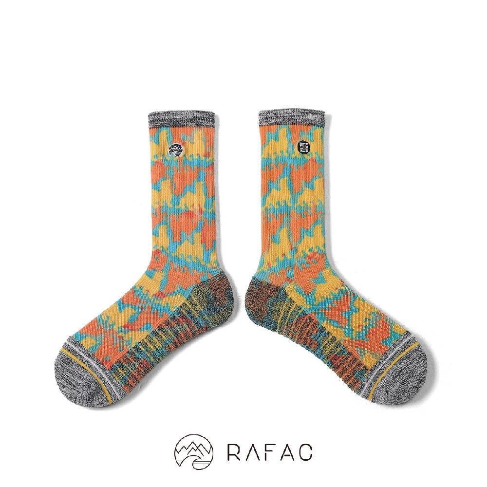 RAFAC 故宮聯名 咖啡紗機能動動襪_玉辟邪_經典褐