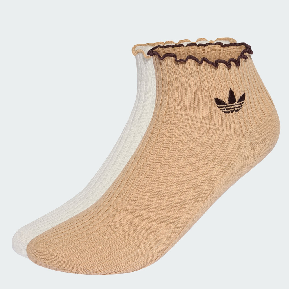 adidas 愛迪達 RUFFLE 1/4 S 2P 男女 踝襪 KR1552