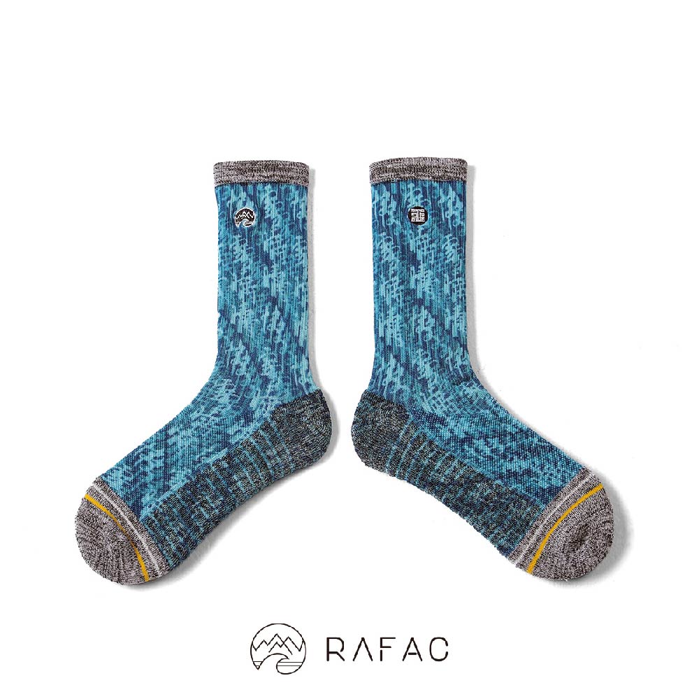 RAFAC 故宮x RAFAC 咖啡紗機能動動襪_玉辟邪_晴天藍