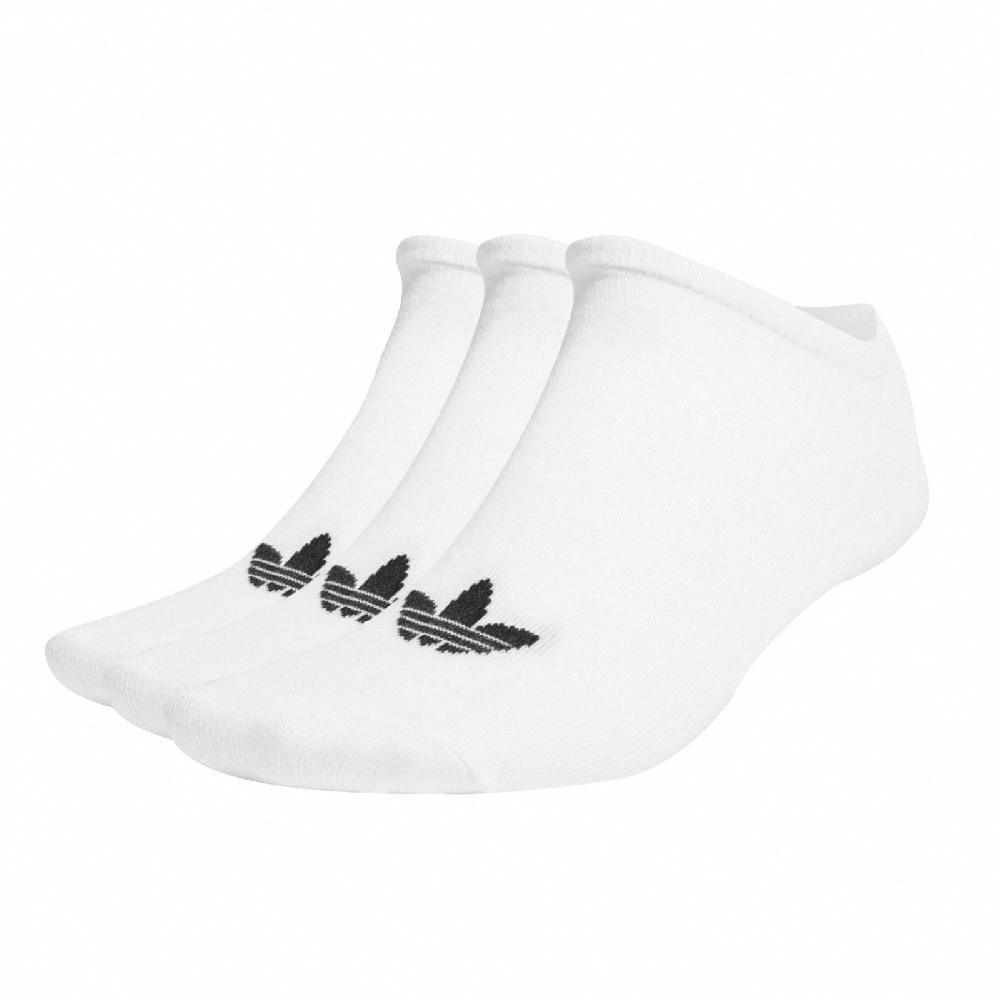 adidas 愛迪達 襪子 Trefoil Liner 白 黑 隱形襪 帆船襪 羅紋 男女款 三葉草 愛迪達 S20273