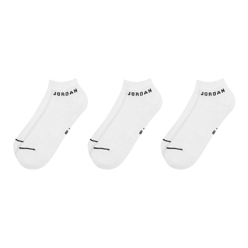 NIKE 耐吉 襪子 Jordan Everyday No-Show Socks 白 踝襪 短襪 三雙入 DX9656-100