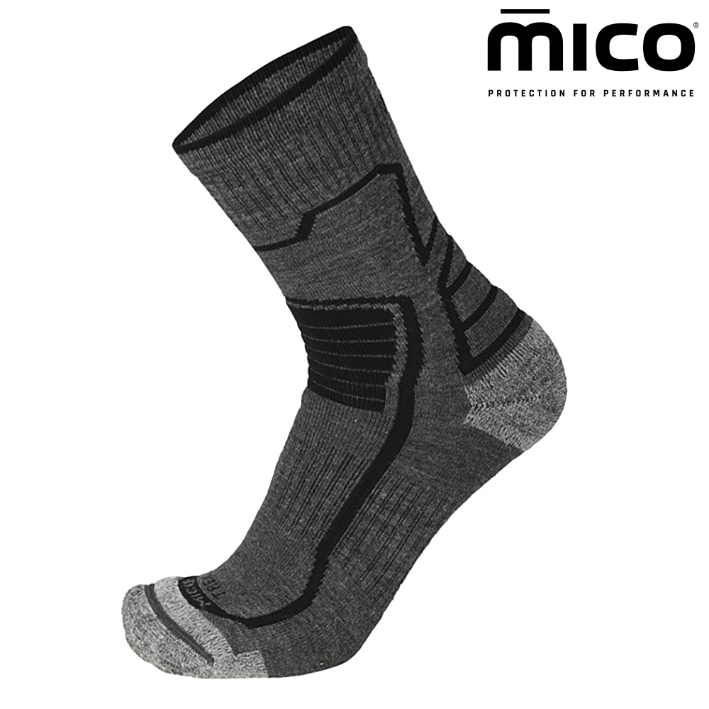 Mico 美麗諾羊毛健行襪 CA3027 (21)【743深灰】 (羊毛襪、排汗快乾、舒適、透氣)