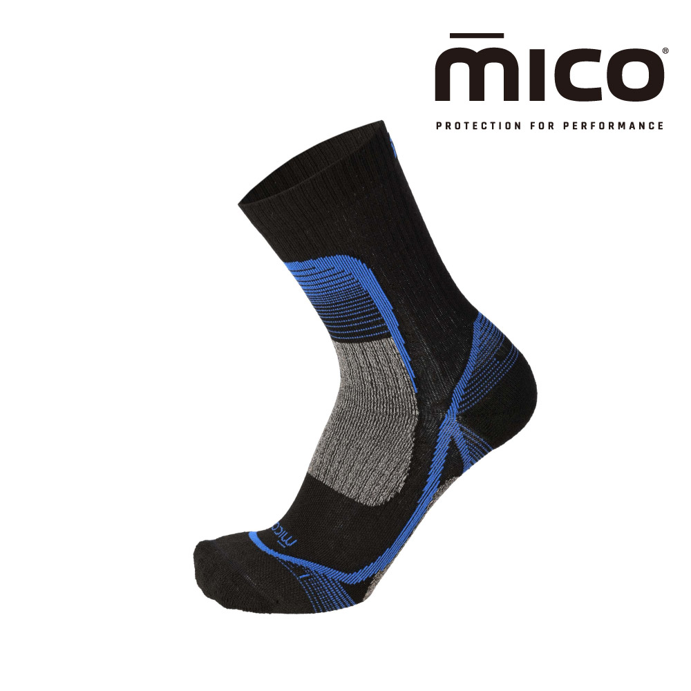 Mico Coolmax 排汗健行襪 CA3056 / 461黑-藍(M-XL)