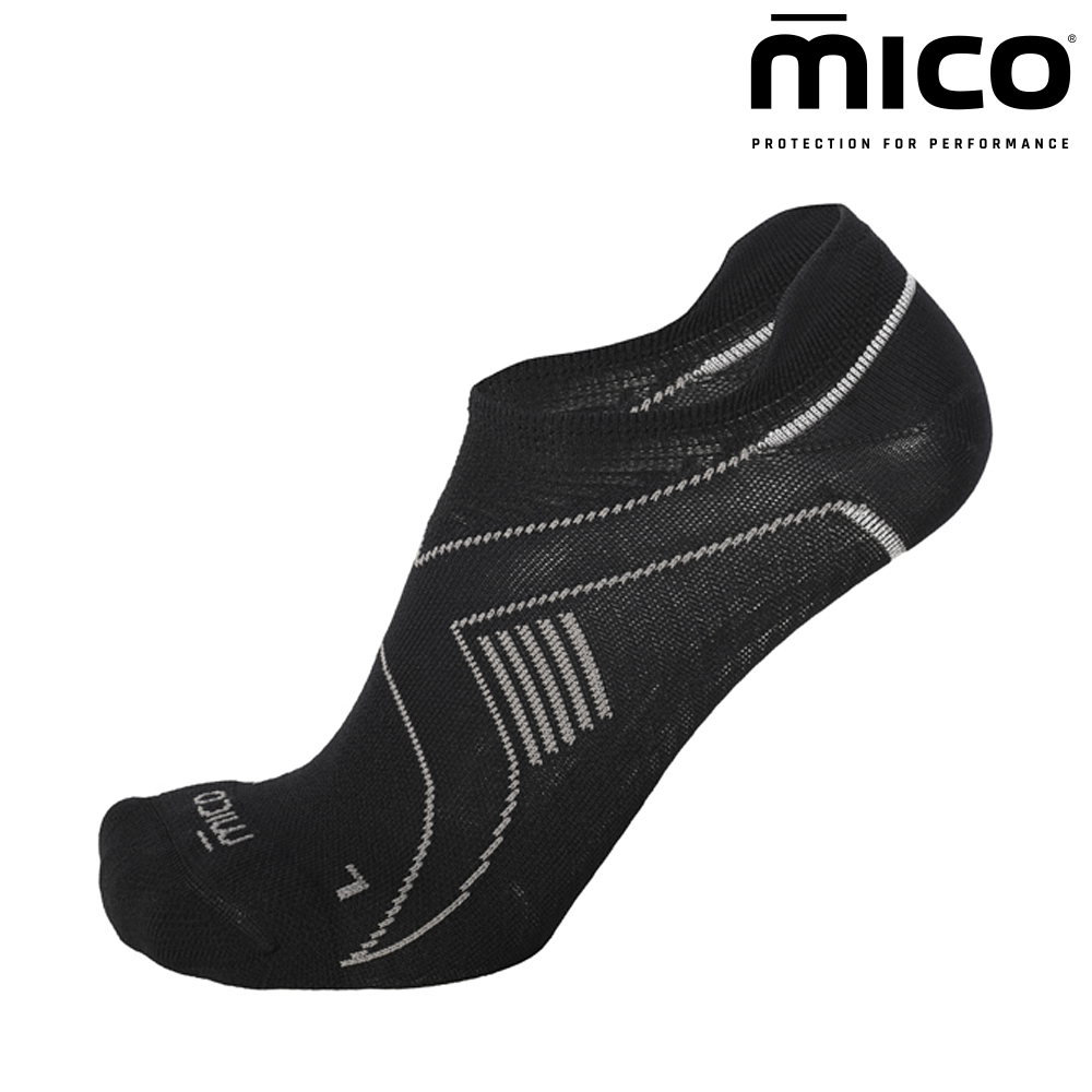 Mico 短筒越野慢跑襪 CA1503 / 007黑色 (S-XL) 排汗襪 跑襪 運動襪