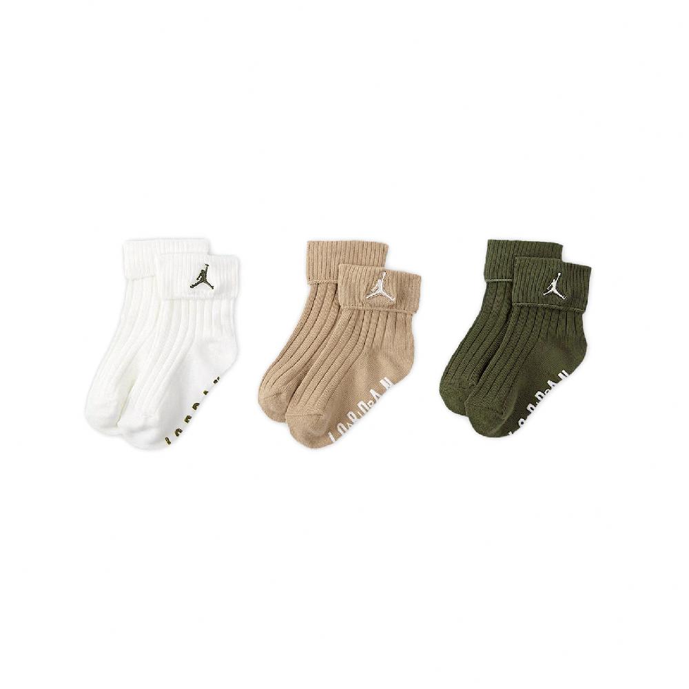 NIKE 耐吉 休閒襪 Non Slip Lightweight Socks 小童 寶寶襪 童襪 嬰兒 喬丹 3雙入 JD2523101TD-002