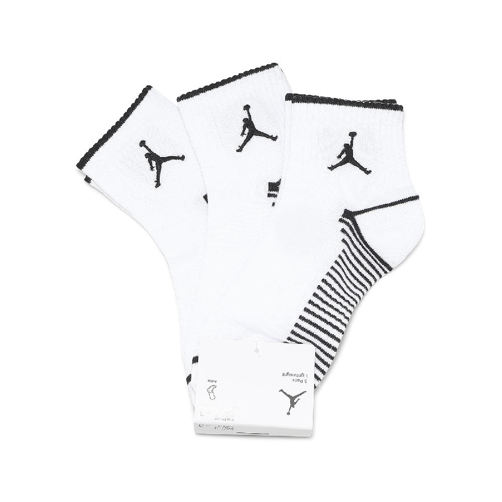 NIKE 耐吉 休閒童襪 Lightweight Ankle 大童 透氣 白 襪子 JD2623120GS-001