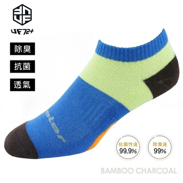 [UF72] elf精舒棉足弓平衡壓力慢跑襪(男用)UF5717L藍26-29