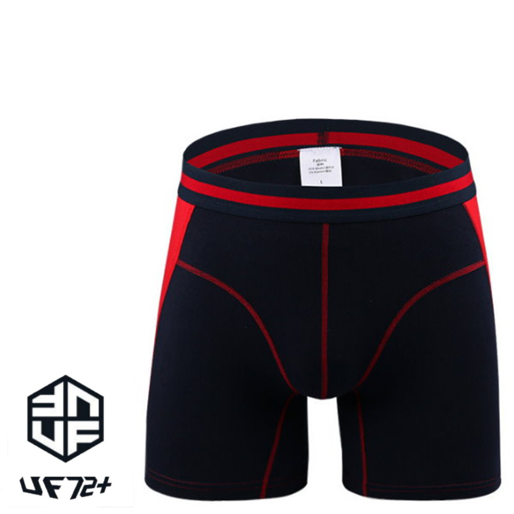 UF72 櫸木速乾涼感除臭纖維防燒襠平口輕壓運動內褲UF-PCK/藏青紅