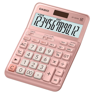 12位數桌上型商用計算機-粉色(DF-120FM-PK)