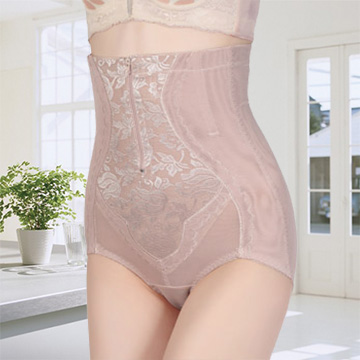 【我塑我形】★收腹顯瘦★透氣網紗三排扣拉鍊加排釦修飾加壓雕塑褲