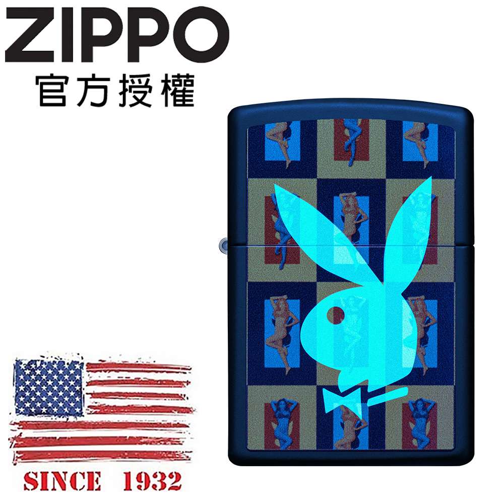 Zippo 【官方授權店】 Playboy花花公子(螢光)防風打火機