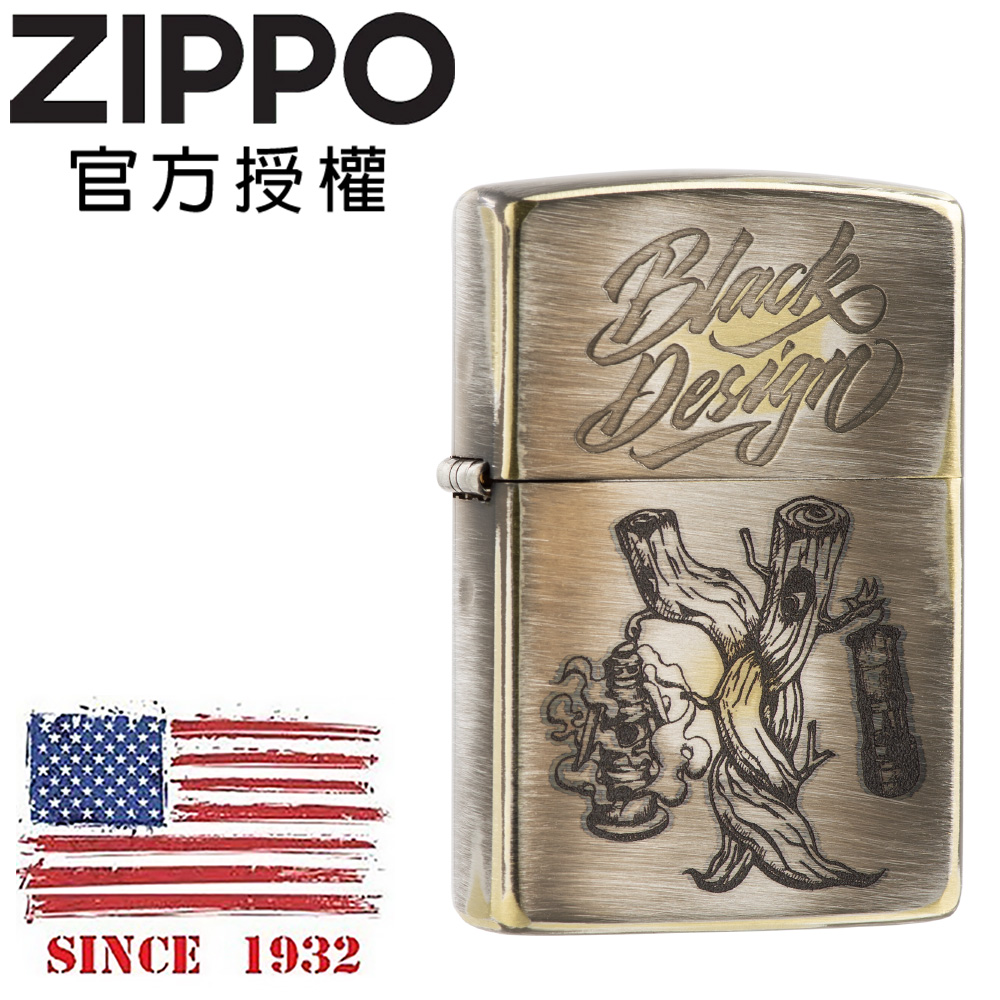 Zippo 【官方授權店】Black Design限量聯名防風打火機