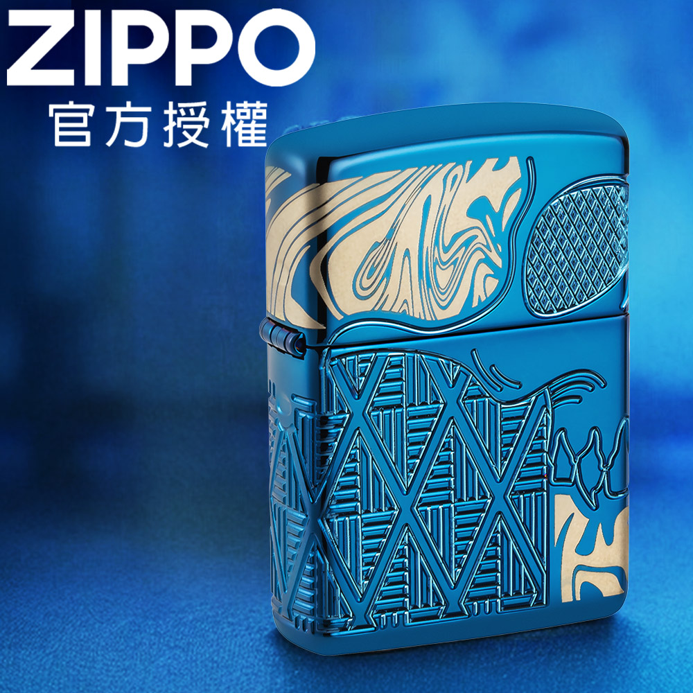 Zippo 【官方旗艦店】Armor Skull Design 鎧甲骷髏防風打火機