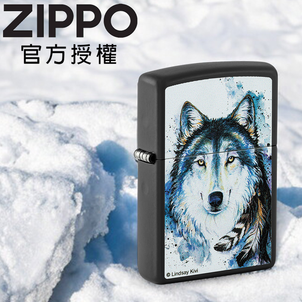 Zippo 【官方旗艦店】Lindsay Kivi Feed the Good Wolf防風打火機