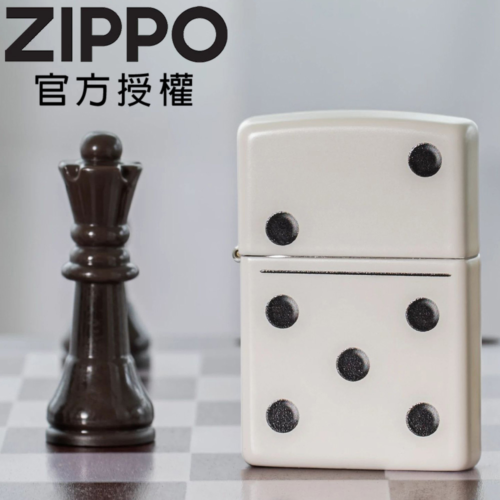 Zippo 【官方旗艦店】Domino Design 骨牌防風打火機