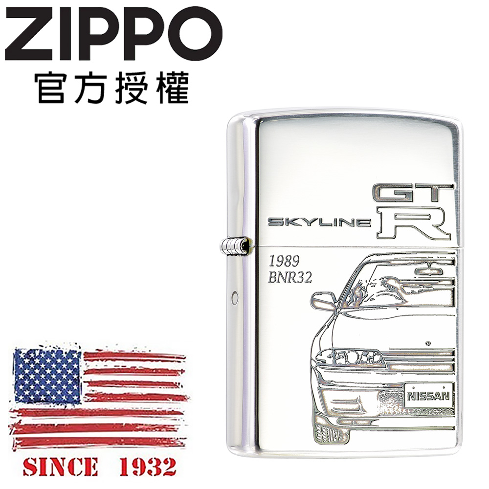 Zippo 【官方授權店】 GT-R BNR32 GT-R 1989年BNR32車款防風打火機