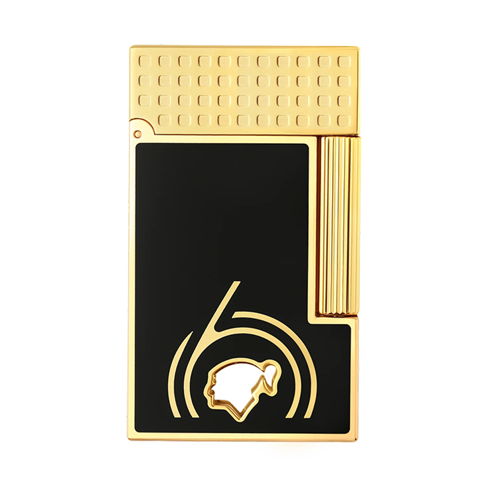 s.t.Dupont 都彭 Cohiba 60週年紀念 Ligne 2 亮面打火機-黑x金 016472N