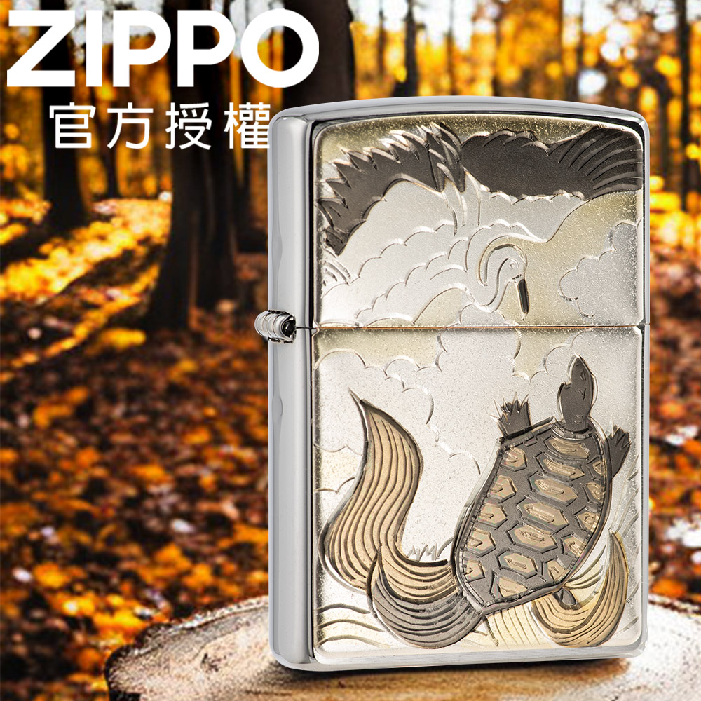 Zippo 【官方旗艦店】Japanese traditional design TSURUKAME Zippo 【官方旗艦店】Japanese traditional design TSURUKAME