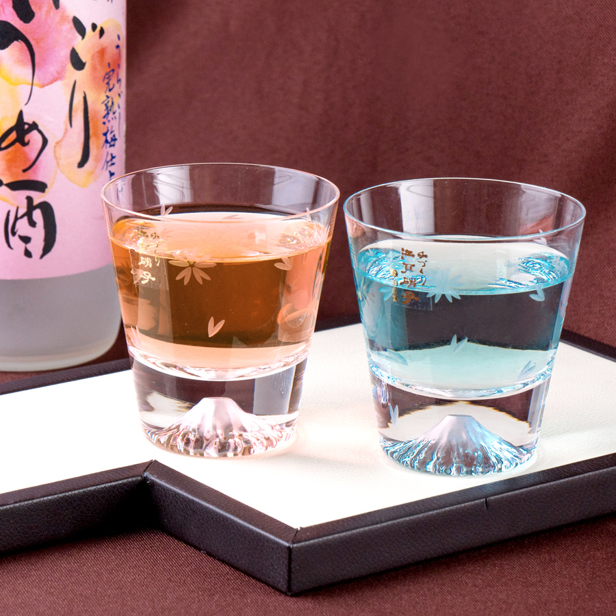 田島硝子 富士山杯 mini櫻花款 威士忌杯 2入組 (TG20-015-MRS+TG20-015-MRS)