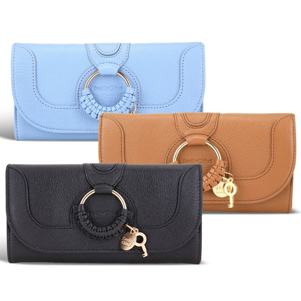 See by Chloe HANA 編織山羊皮長夾-6色可選- PChome 24h購物